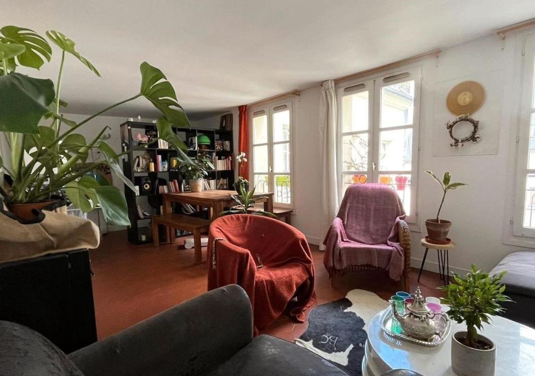 Chambres privées dans grand T4-Paris plein-centre Esterno foto