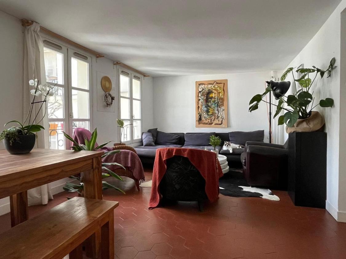 Chambres privées dans grand T4-Paris plein-centre Esterno foto